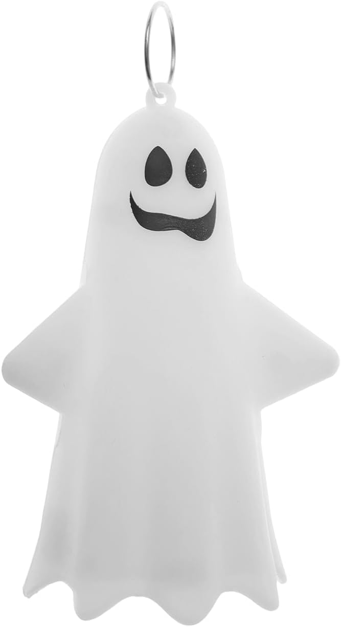 1pcs Ghost Light Decorative Hanging Ornaments for Halloween Glowing Ghosts for Halloween Resin Decorations,5.7 * 6.9 * 10.8cm (style1)
