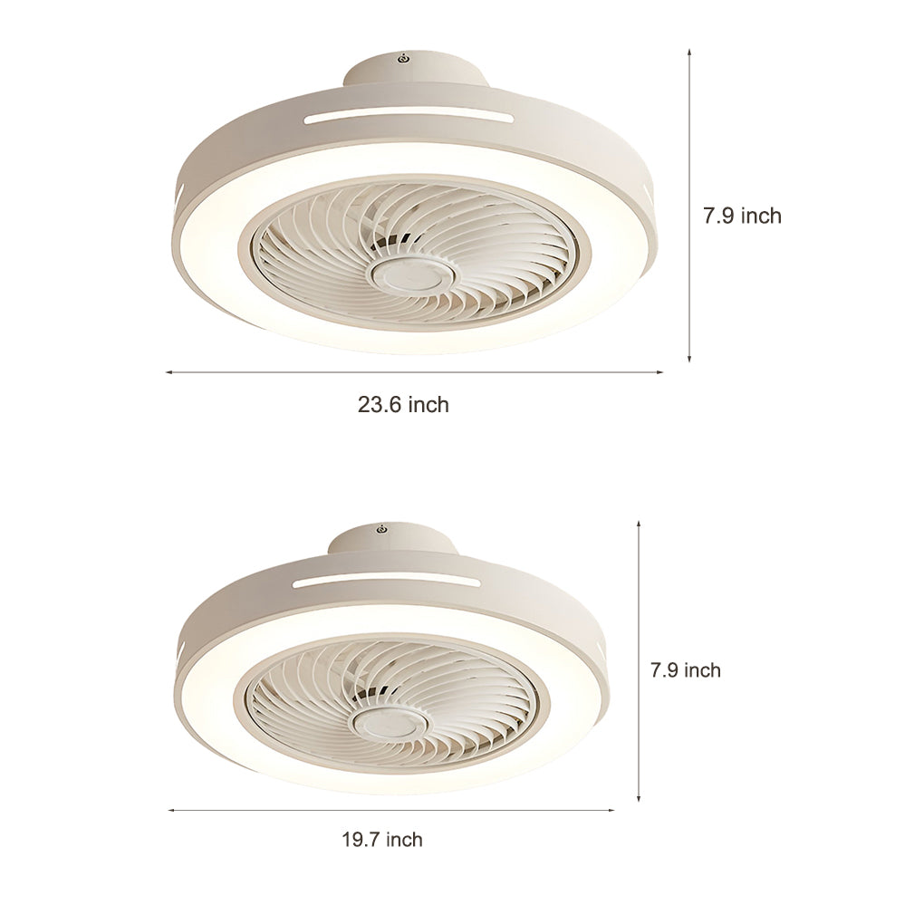 Inverter Bladed Ceiling Fans Light Intelligent Ceiling Fan Lamp with Remote Control Wind-guiding